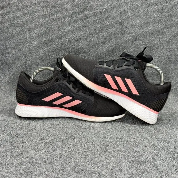 Adidas Edge Lux 4 Running Shoes Women Size 9.5 Glow PInk Black Athletic Training - Picture 7 of 11